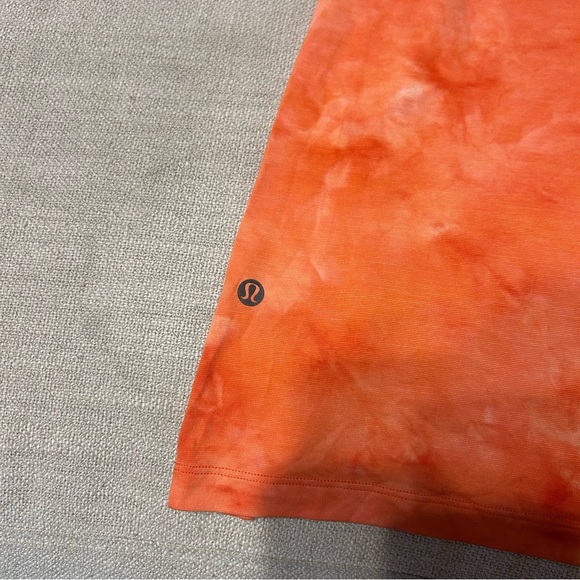 Men’s Lululemon Orange Always Agile Short-Sleeve Shirt - Picture 5 of 14
